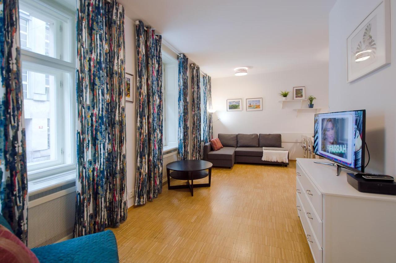Modern Apartment Charvatova Prag Exteriör bild